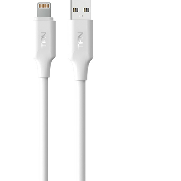 Кабель USB 2.0 AM - Lightning(M) (2м) 8P, TFN-CLIGUSB2MWH  (White)